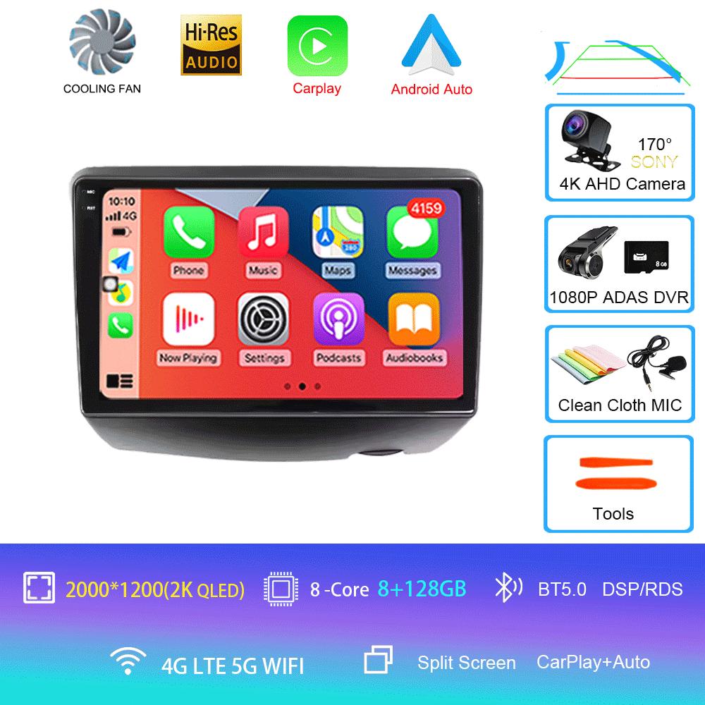 Android 14 Car Radio Multimedia For Toyota Vitz XP10 Yaris Platz Echo 1999-2005 Stereo Auto Carplay Autoradio GPS Navigation DSP