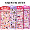 4 Pcs Cute Lucky Cat Puffy 3D Stickers Scrapbook Decor Stationery Diy Journaling Sticker School Office Supplies Diary Stickers