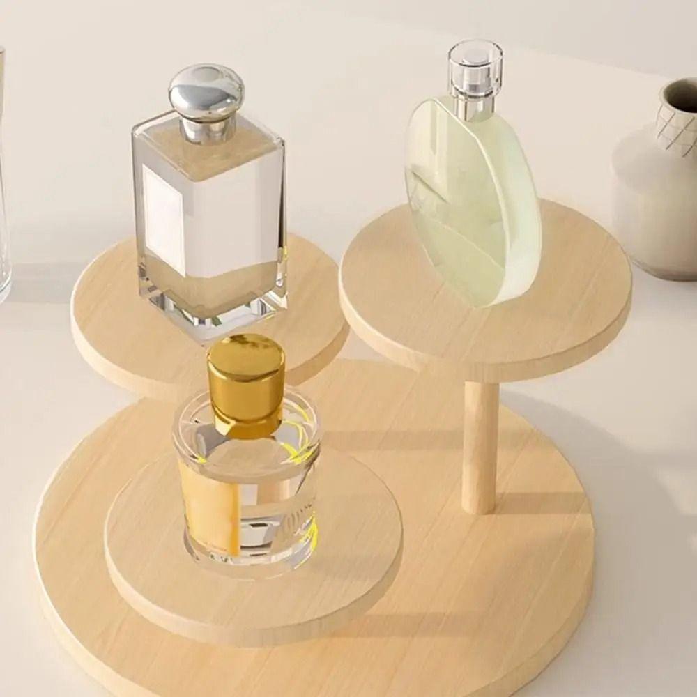Space Save Wooden Storage Display Rack Detachable Cosmetic Storage Tray Room
