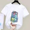 2026 Cartoon Film Monster AG Bedrucktes T-Shirt Harajuku Jungen Mädchen Kind Sommer Neu Lässig Kurzarm Y2K Oberteil