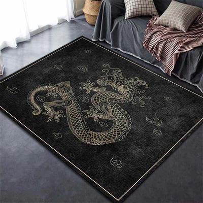 Dragon Carpet Obývací pokoj Domácí dekorace Pohovka Stolní Koberec Protiskluzová židle Polštář Lounge Mat vánoční koberec