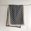 Camellia cashmere scarf women's winter senior sense versatile thickened warm scarf air conditioner shawl
