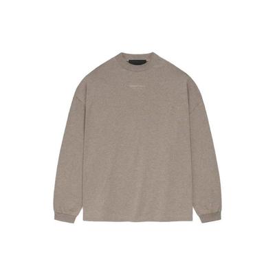 Essentials Langarmshirt Core Heather Herren Tops Braun 125BT232014F
