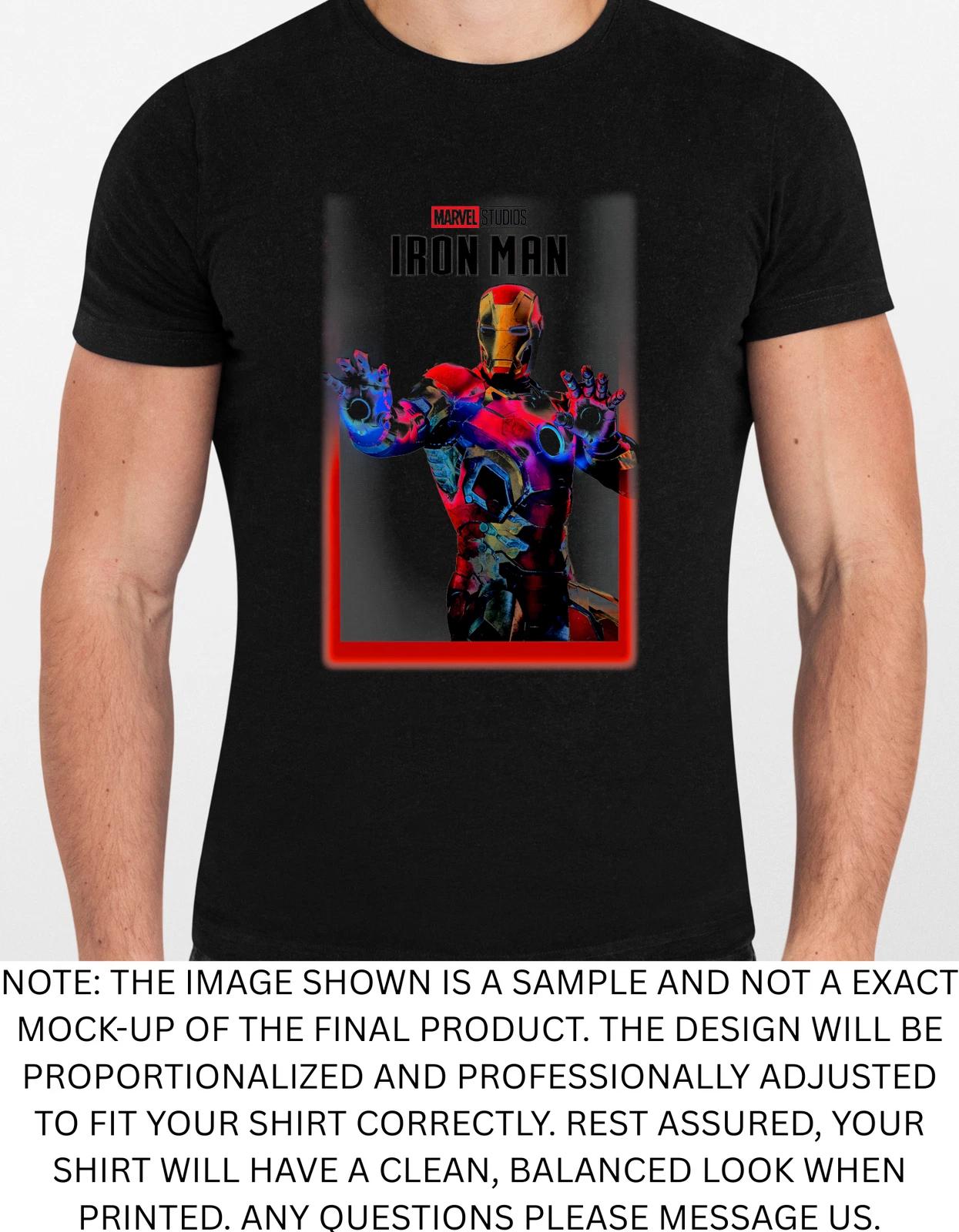 Men s and Women s T-shirts Iron Man 02 Graphic XXXL