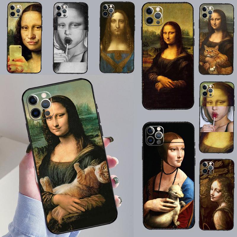 Leonardo da Vinci Mona Lisa Art Case For Honor Magic 8 Pro 5 6 7 Lite Cover For Honor 400 200 90 70 50 X8a X8b X9a X9b X9c