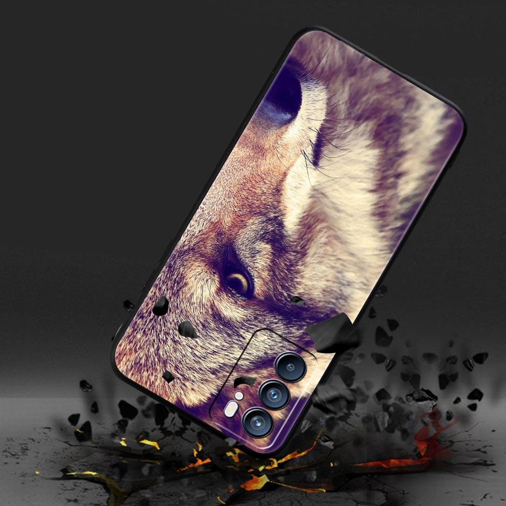 Animal Wolf Phone Case For OPPO Find X5 A54 A53 A52 A9 2020 A16 A15 A95 A76 A74 A12 Reno7 SE Reno6 Pro+ 5G Soft Silicone Cover