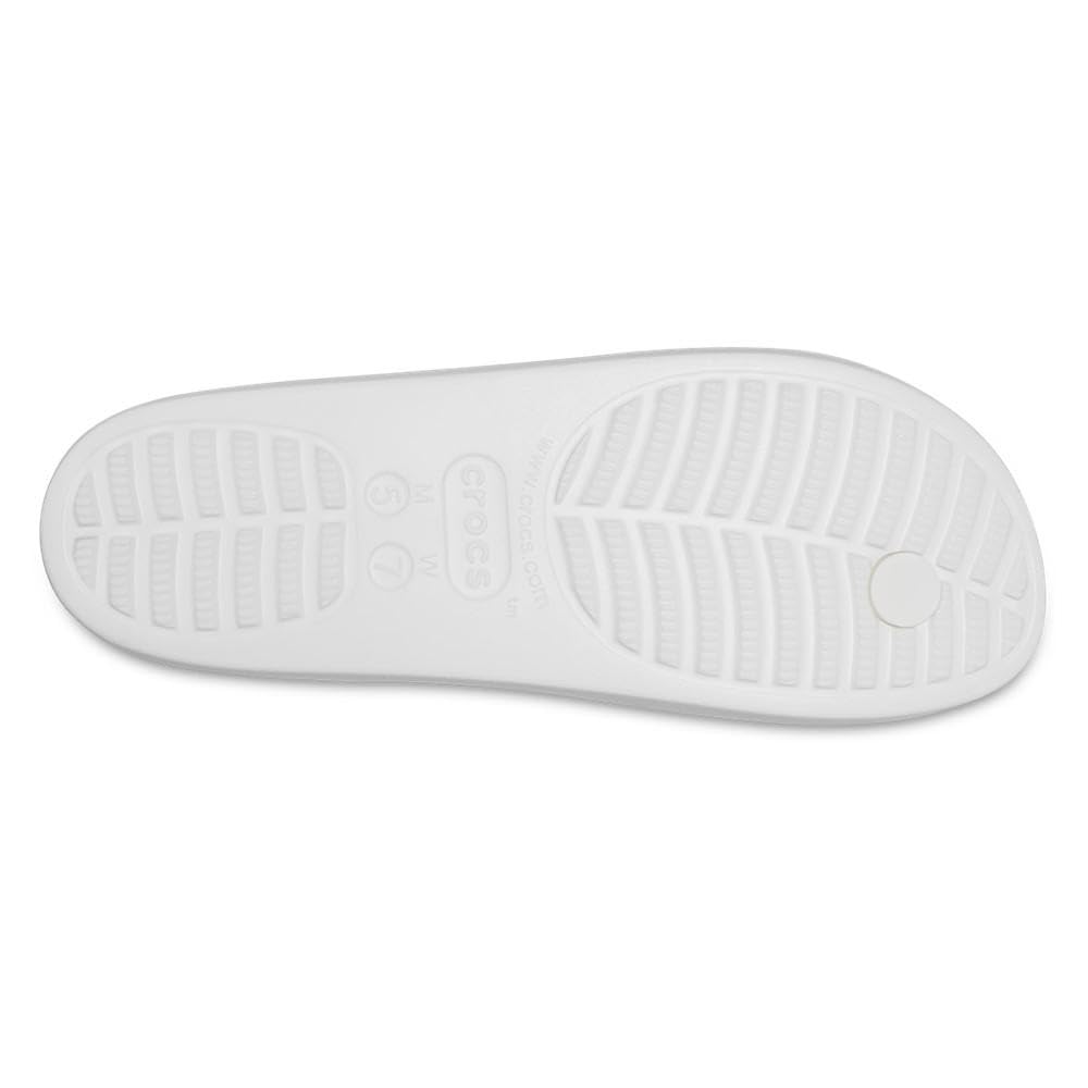 Crocs Baya Plattforms-flipflops 24cm Damsandaler, Vita,