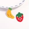 10PCS Lovely Fruit Embroidery Cloth Patch Lace Patch Hairpin Decorative Accessories Clothing Embroidery Decal DIY Color Fruit Embroidery Cloth Patch