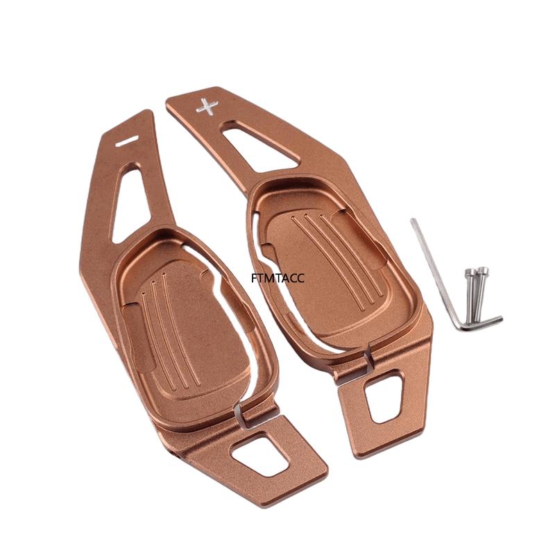For Cupra Ateca Formentor Leon 2021 2022 2023 aluminum alloy Car Steering Wheel Shift Paddle Gear Paddles DSG Extension Styling