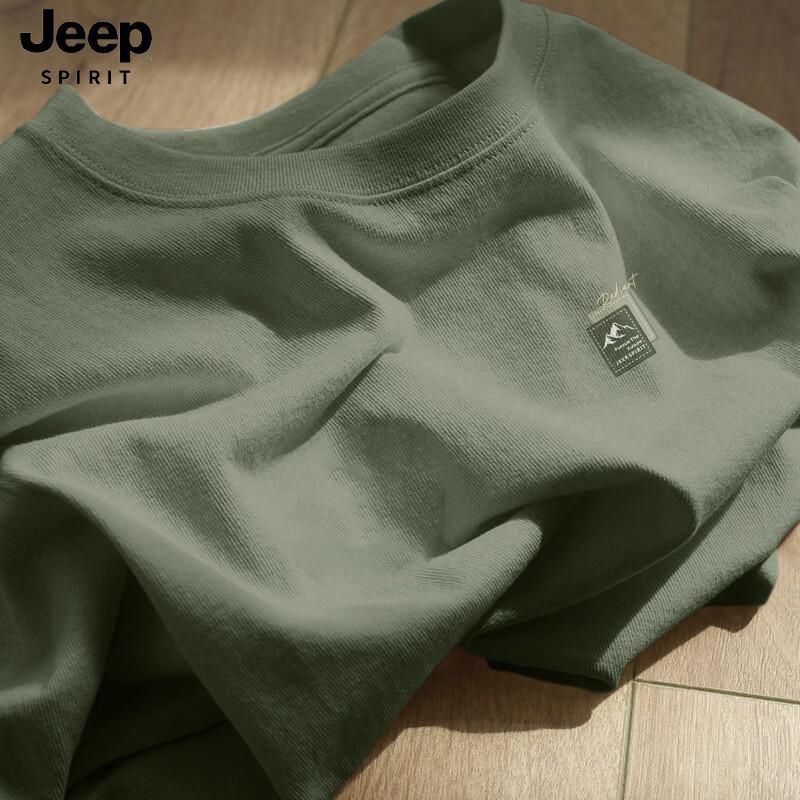 JEEP SPIRIT Men s 2026 Summer Cotton Short Sleeve T-Shirt 2XL