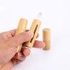 1Pcs Bamboo Roll On Bottle 3/5/10Ml Wood Roller Bottle Essential Oil Lip Gloss Refillable Tube Empty Jar Glass Perfume Bottle