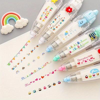1 Fantasy Cartoon Embossed Lace Stamp - Colorful, Fun, and Easy To Use - Perfect for DIY Crafts, Scrapbooking, and Party Supplies