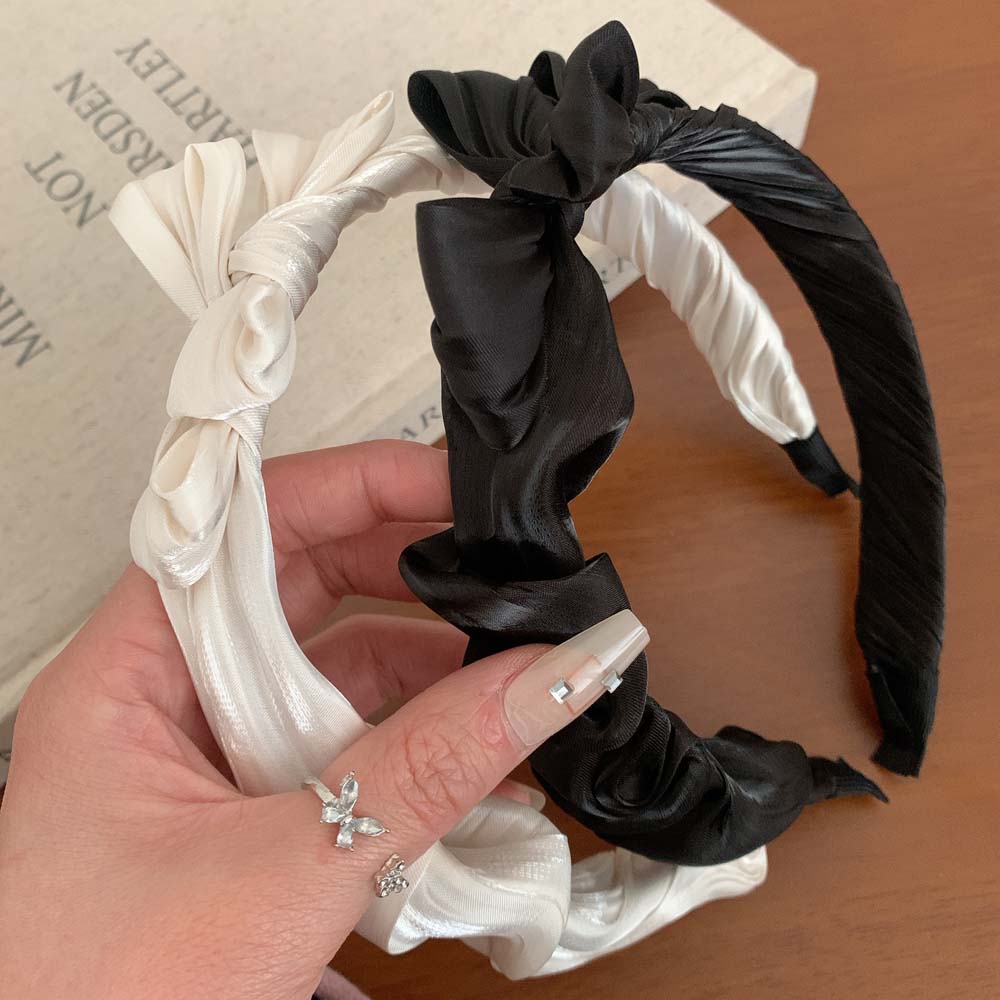 

Hair Accessories Satin Bow Headband Bowknot Satin Bow Hairband Bowknot Hair Hoop Party