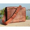 Men Best Vintage Brown Leather Messenger Shoulder Laptop Briefcase Bag