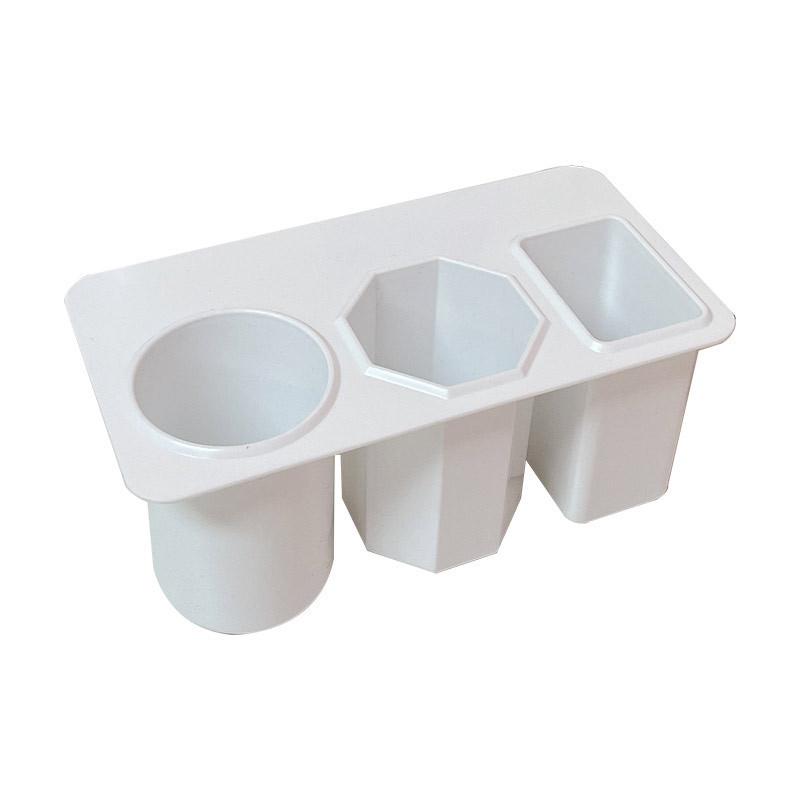 Desk-Side Multifunctional Pen & Makeup Brush Holder - Stylish Student Stationery Wall Organizer