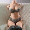 White Half-body Big Breasts Silicone Sex Doll Realistic Breasts Adult Toy Masturbator