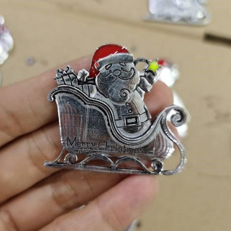 

Твердый оловянный рождественский елочный орнамент, Рождественское украшение, подвесной орнамент, украшение для дома E#