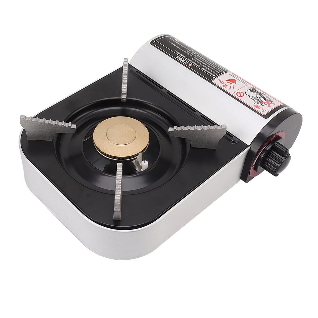 Tragbarer Gasherd Sichere Gleichmäßige Wärmeableitung Mini-Butangasherd mit Tragetasche für Camping Kochwerkzeug