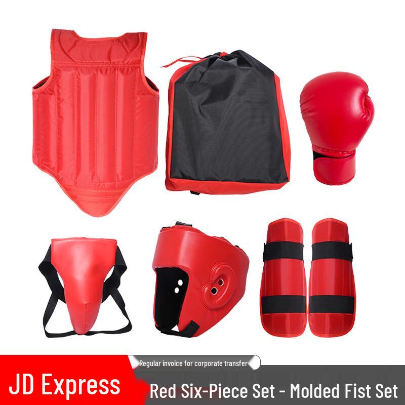 FUTLSLY Sanda Boxing Training Protective Gear Set