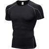 Men's Quick-Dry Compression Fitness T-Shirt - Short Sleeve