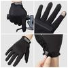Wellcls Cycling Full Bicycle Gloves for Men and Unisex for Cycling and Road Bikes Size Gloves, Finger, Women, (Black, M)
