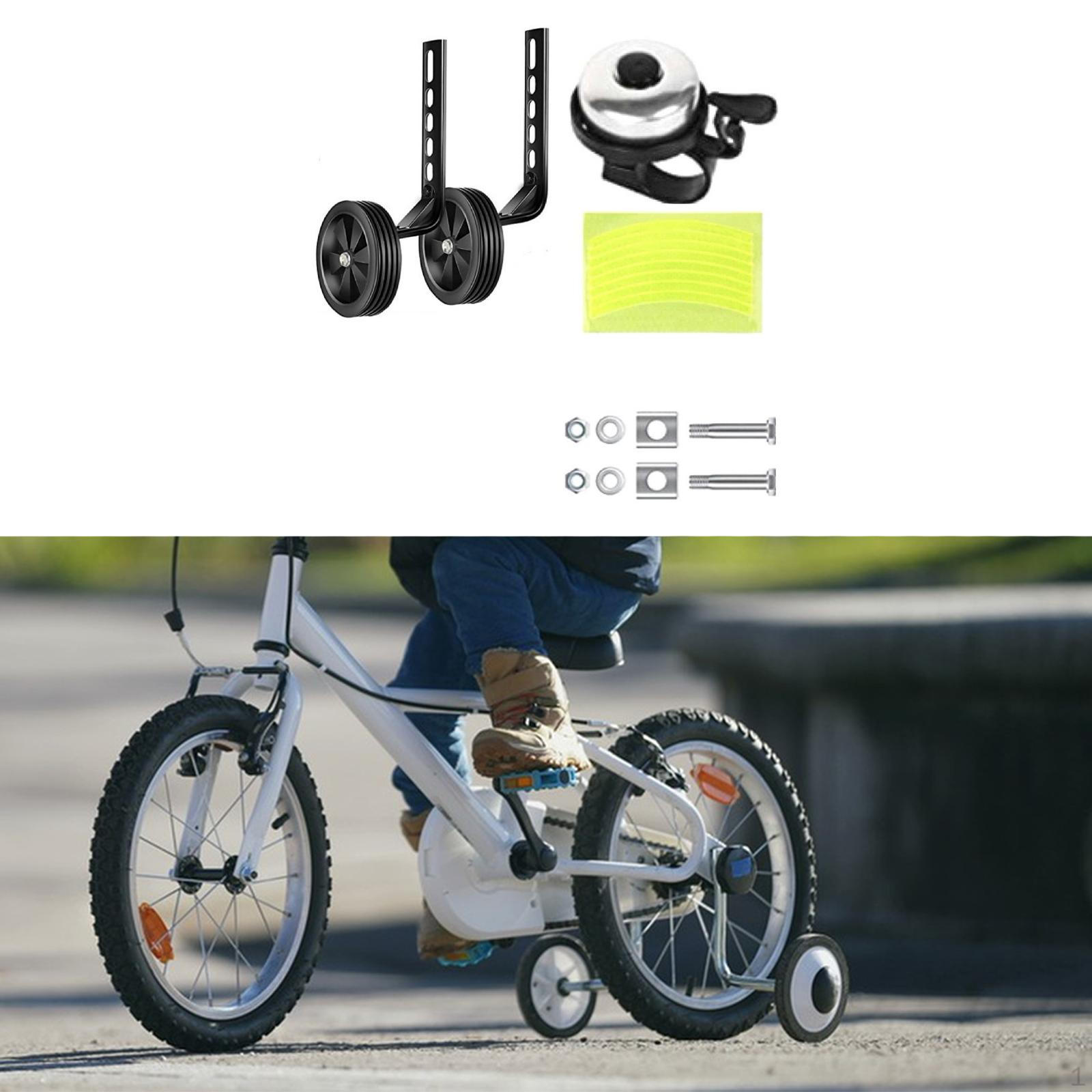 

Регулируемые тренировочные колеса для детских велосипедов 12 - 20 Задняя поддержка чёрный