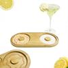Mixing Tray Double Plate Margarita Salt Rimmer Reusable Spice Container Glass Rimmer Drink Rimmering Decorative Salt Box Party