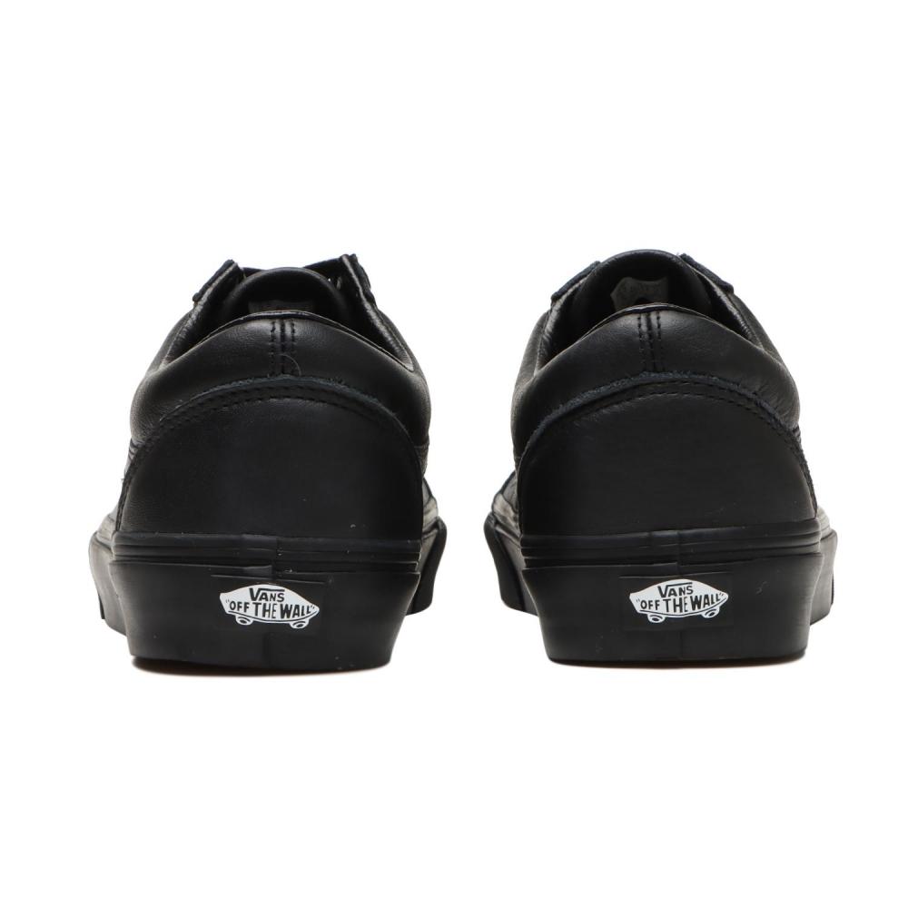 Vans Old Skool  Leather  Black Vn0003z6l3a