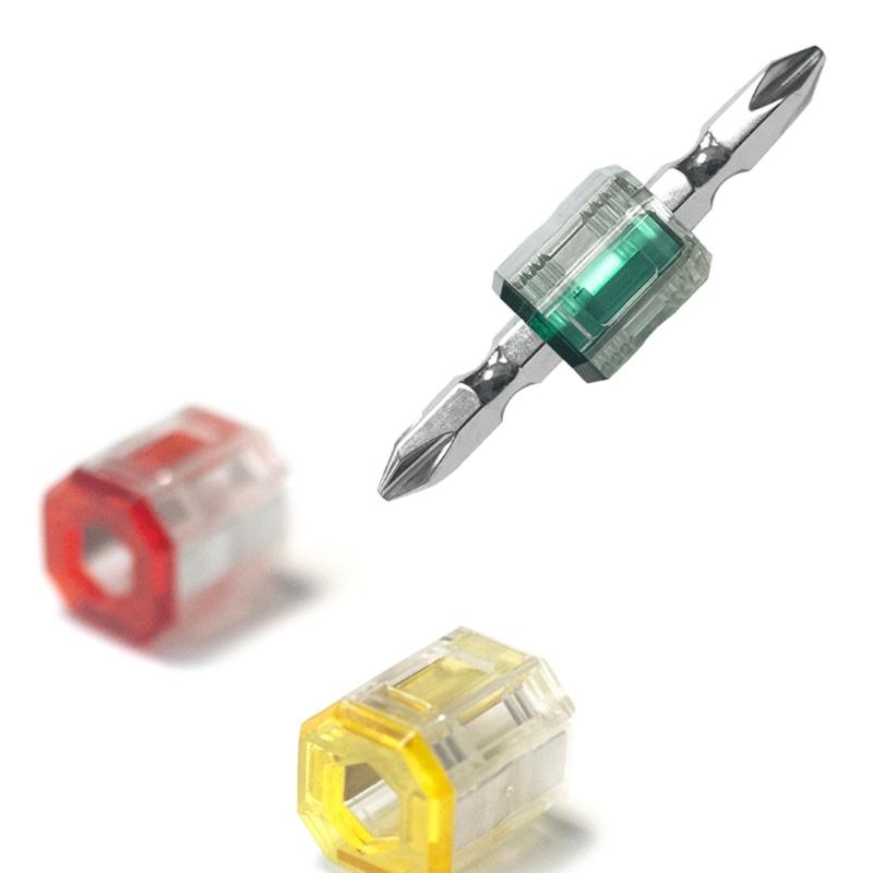 5Pcs Screwdriver Bits Magnetic Rings Magnetizer Sleeve Powerful Magnetic Screwdriver Bit Holder Power Bits Tool