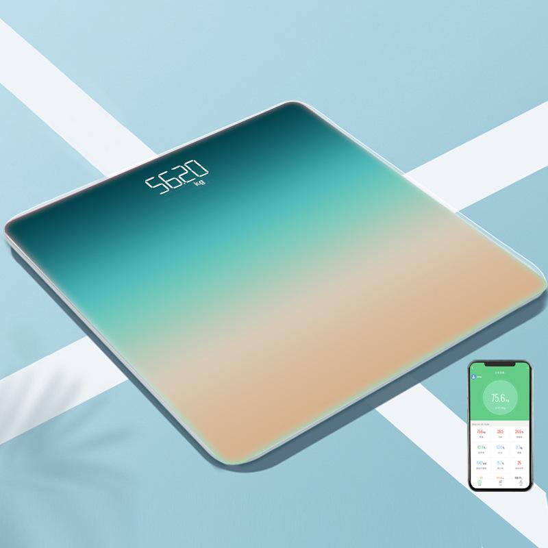 Bluetooth Rechargeable Smart Body Scale for Women - High-Precision, Connects to Phone