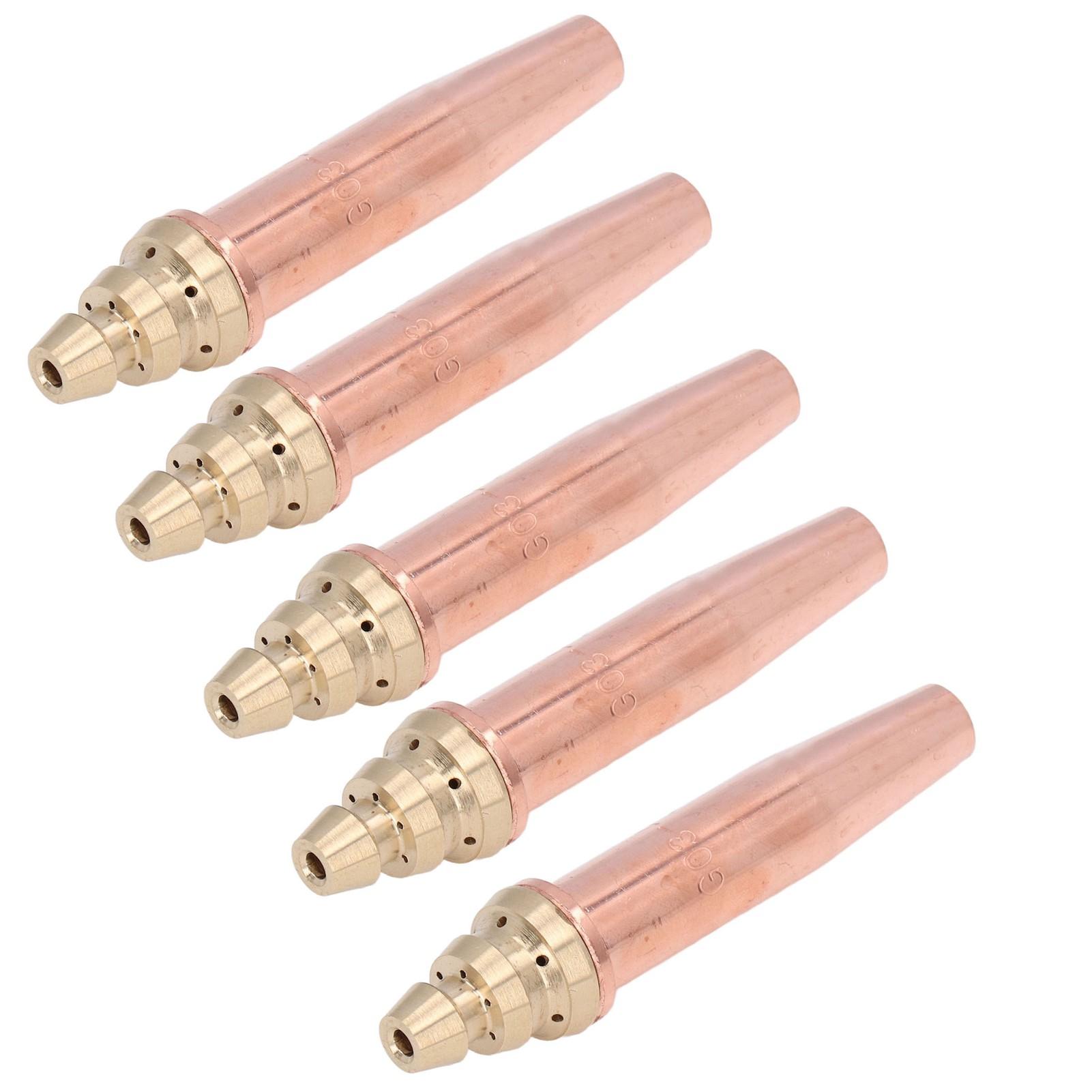 

5 ШТ. Режущие наконечники Раздельные Изобарические Пропановые Сварочные Сопла Машинная Горелка Расходные материалыG036#