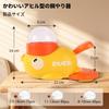 Minezaki Dog Educational Toy Pet Feeding Toy Pet Educational Toy Yellow Duck Feeder Dog Toy Educational Press to dispense treats Prevents dogs from