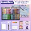 24/36/48 Colors Macaron Ultra Soft Crayon Morandi Painting Tools Versatile Oil Painting Stick