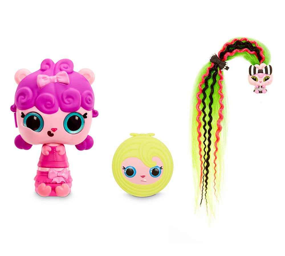 MGA Pop Pop Hair Surprise 3-In-1 POP Pets with Long, Brushable Hair