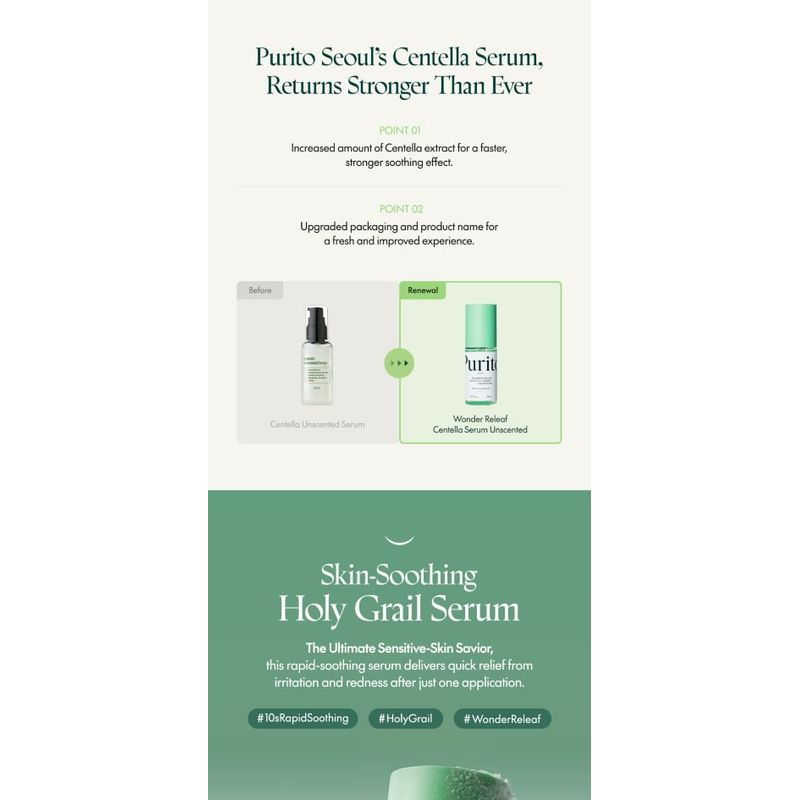 Purito SEOUL - Wonder Releaf Centella Serum Unscented