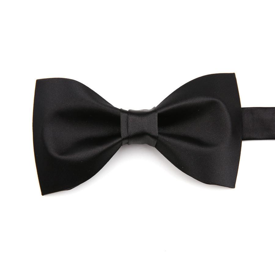 Classic Men Polyester Silk Bow Tie For Wedding Formal Attire Perfect For Grooms And Groomsmen