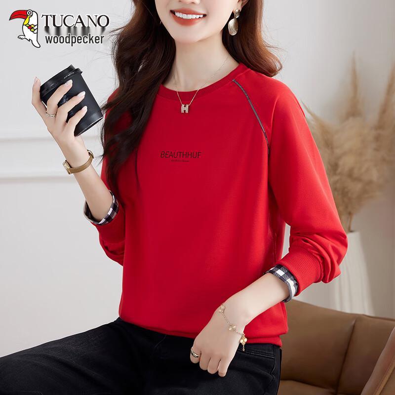 TUCANO Women s Casual Round Neck Long Sleeve Sweatshirt 3XL