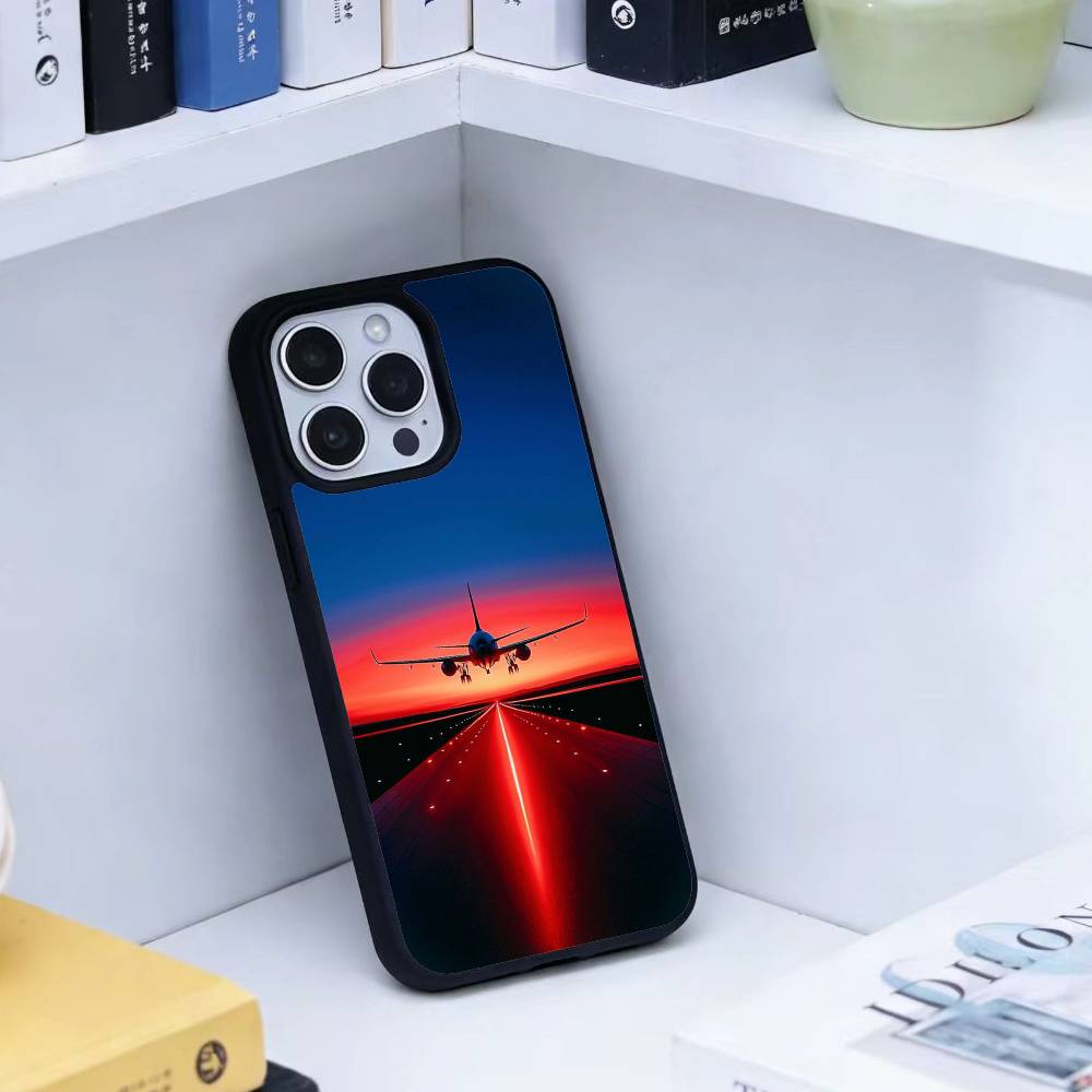 Airplane  Phone Case For iPhone 17,16,15,14,13,Pro,Max,Plus,Magnetic For Magsafe Wireless Charging
