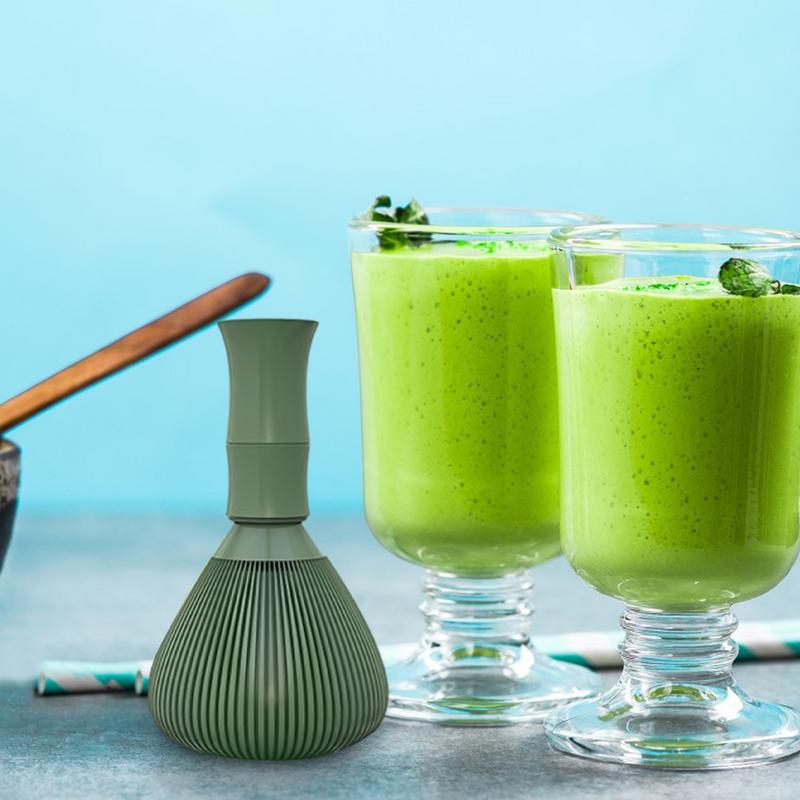 Reusable Matcha Whisk Green Tea Powder Brush Grinder with Removable Head Matcha Tea Chasen Mixer Stirrer Matcha Tools