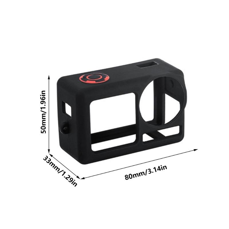 Durability Silicone Cover For Action 5pro Camera Lens Guard Shockproof Camera Cover Oil Stain Resistant Skin Case