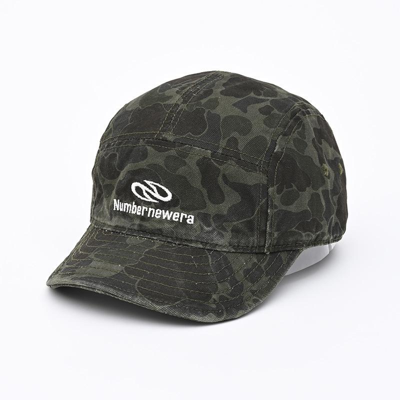 

Retro Niche Functional Style Camouflage Baseball Hat Men and Women Hip Hop Short Flat Brim Hat Outdoor Workwear Baseball Cap Trend Adjustable
