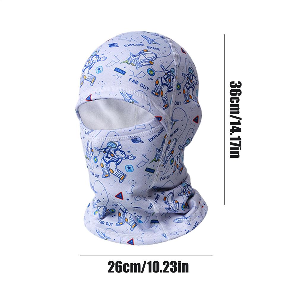 Children Neck Gaiter Elastic Breathable Soft Warmer Kids Ski Cover For Boy Girl Children Skiing Riding Bike Climbing Sport