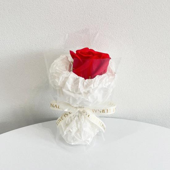Scented Artificial Flower Bouquet Handmade Mini Aromatherapy Soap Rose Floral Arrangement Romantic Valentine's Day Gift for Home Car Decoration