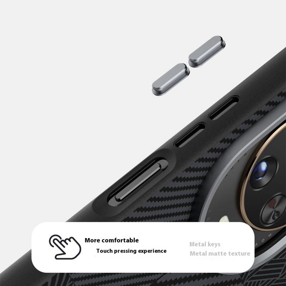 ABEEL For Huawei nova 14 Pro 5G Case PC+TPU+Aluminum Alloy+PU Leather Phone Cover Compatible with MagSafe