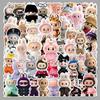 Labubu Doll Stickers: 50 Waterproof 3D Sheets, Cute Decorative Stickers for Notebooks & Water Cups