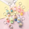 Beflockung Puppe süße Anhänger kreative Cartoon Schlüsselanhänger Handy Kette Tasche Anhänger Geschenke