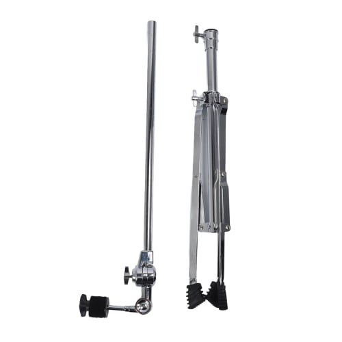 Cymbal Stand, 23.2-47.2 Inch Height Adjustable Standard Cymbal Boom Stand with Rubber Feet, Heavy-Duty Cymbal Straight Stand Drum Hardware for Mountin