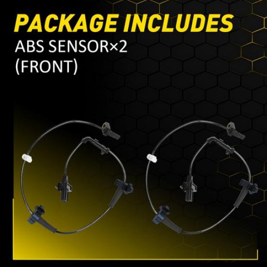 Front R&L ABS Wheel Speed Sensor For 2012-2015 Honda Civic 57450-TR0-013 EOOH