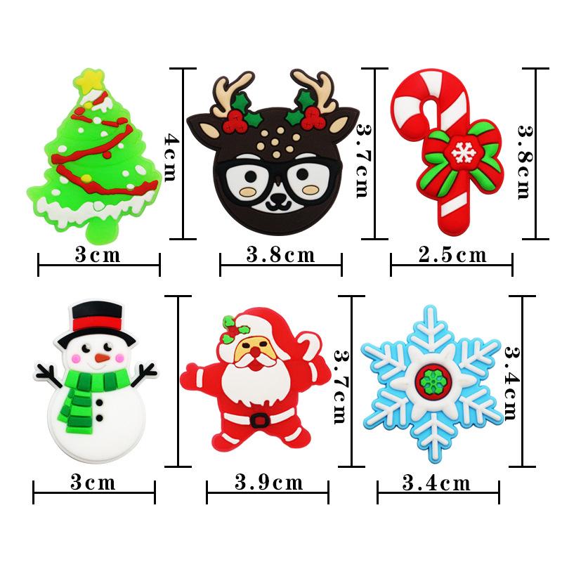 2026 New Christmas Curved Straw Christmas Party Repeatable Straw Cartoon Santa Claus Snowman Style Personalized Party Decor