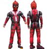 Deadpool Cosplay Costume For Boys Featuring Lifelike Muscle Design And Breathable Fabric